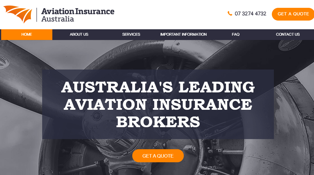 Aviation Insurance New Website & Branding